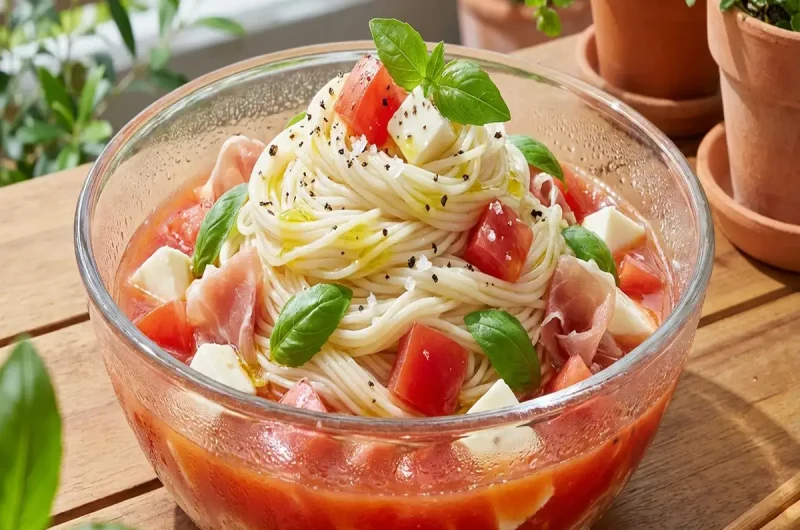 【王様のブランチ】冷製パスタ風そうめん（カッペリーニ風冷製イタリアン）の作り方 そうめんアレンジレシピ（7月24日）