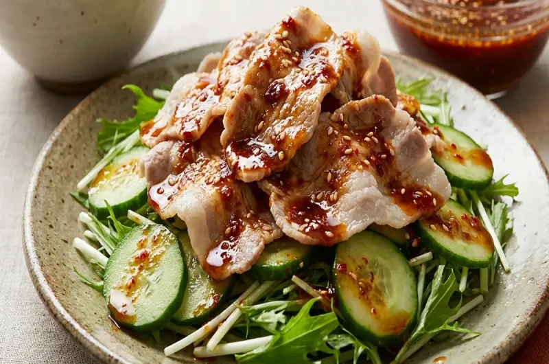 【世界一受けたい授業】うま辛ダレの冷製豚しゃぶの作り方 レシピ（7月24日）