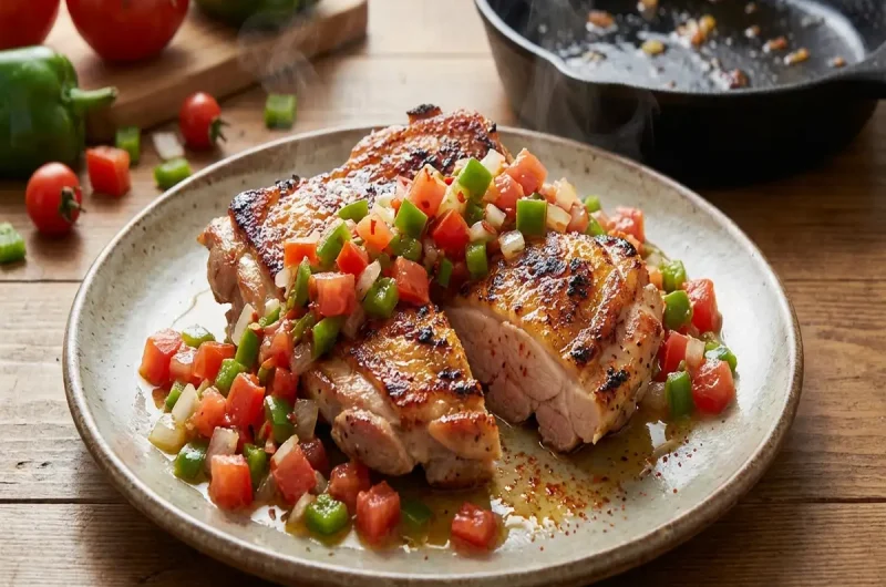 【世界一受けたい授業】サルサソースチキンソテーの作り方 レシピ（7月24日）