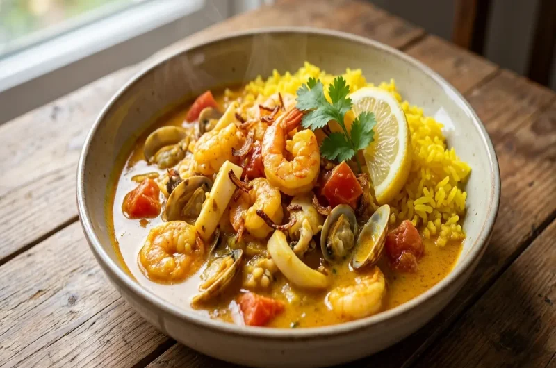 【土曜は何する】南国シーフードミックスカレーの作り方 印度カリー子さんスパイスカレーレシピ（7月31日）