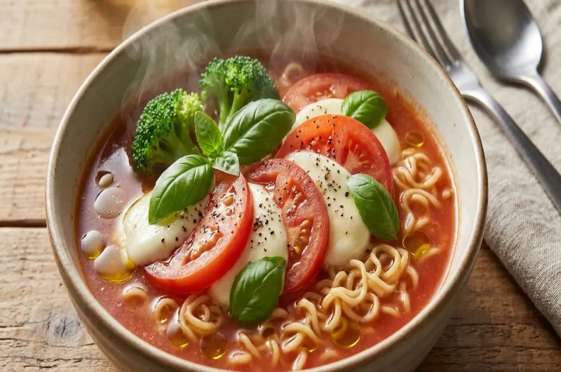 【鬼旨ラーメングランプリ】カプレーゼラーメンの作り方 サッポロ一番塩ラーメンアレンジレシピ 8月1日