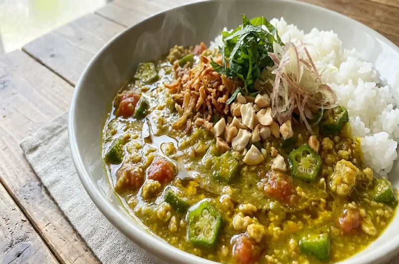 【ヒルナンデス】オクラねばねばカレーの作り方 印度カリー子さんレンチンカレーレシピ（8月19日）