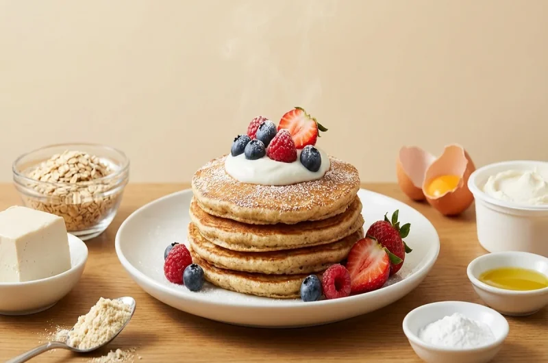 【土曜は何する】オートミールパンケーキの作り方 オートミールレシピ（9月4日）