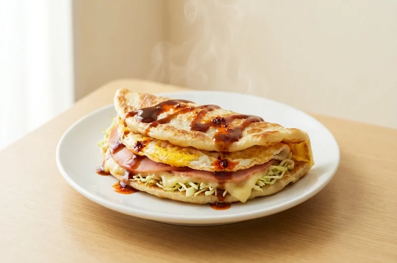 【家事ヤロウ】台湾風つつみパンの作り方 業務スーパー薄焼き餅（うすやきびん）アレンジレシピ（9月21日）