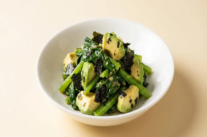 【あさイチ】小松菜とアボカドの和えものの作り方 小田真規子さんのレシピ（9月30日）