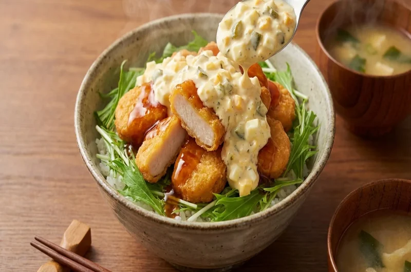 【林修のニッポンドリル】チキン南蛮丼の作り方 業務田スー子さんアレンジ（9月1日）