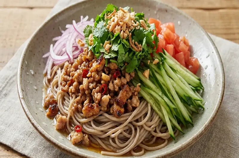 【ヒルナンデス】エスニック風冷やしそばの作り方 横浜高校元寮母のレシピ（9月3日）