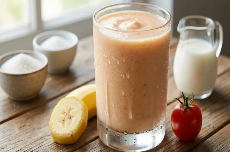 【ヒルナンデス】トマトバナナミルクの作り方 ピーマンVSトマト唐沢明（トマト研究家）さんレシピ 調理法（9月8日）