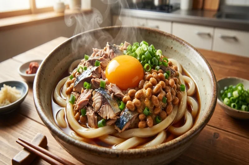 【王様のブランチ】サバ納豆釜玉うどんの作り方 のっけ飯レシピ（9月11日）