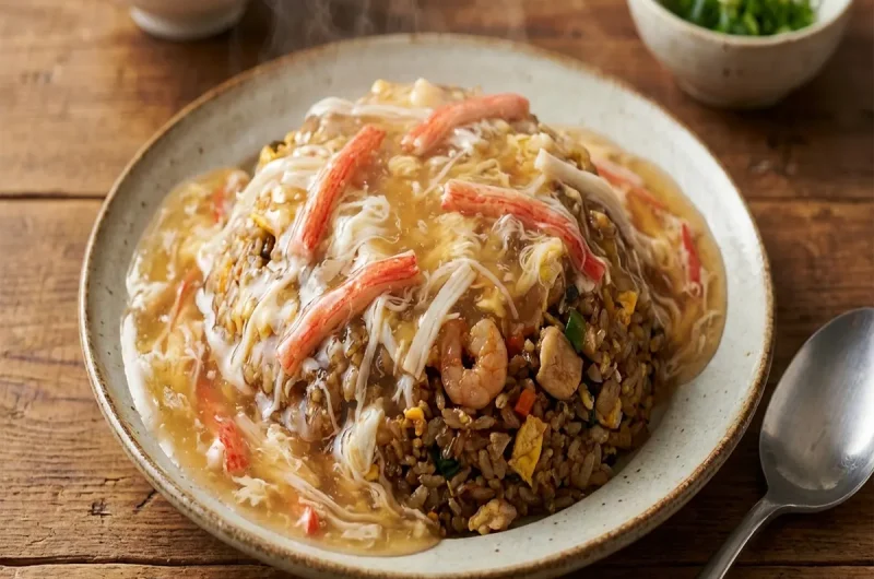 【ジョブチューン】カニあんかけ炒飯の作り方 鯰江シェフ冷凍炒飯アレンジレシピ（9月11日）