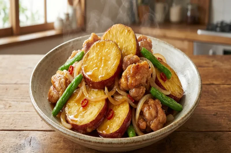 【平野レミの早わざレシピ】豚トンでもうま芋南蛮の作り方 2021秋（9月23日）