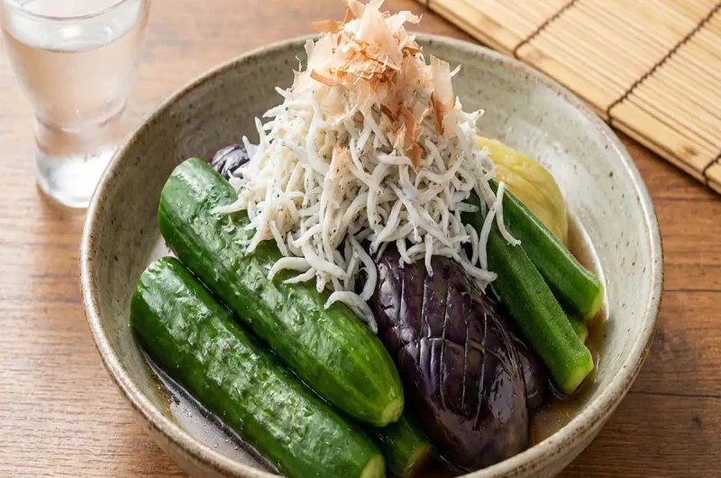 【ウワサのお客さま】ドバっとしらすの冷製巨大夏野菜の煮浸しの作り方 ゴリラ兄弟パパレシピ！（9月24日）