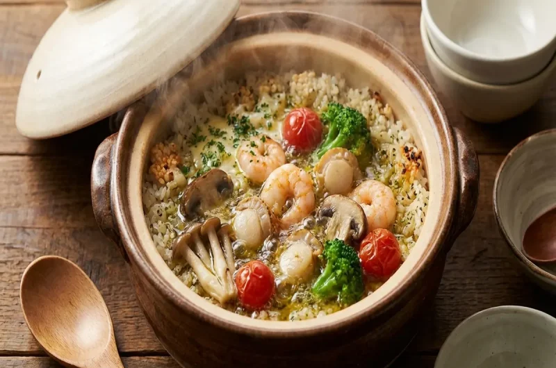 【相葉マナブ】アヒージョ釜飯の作り方 釜ー1グランプリ（9月26日）