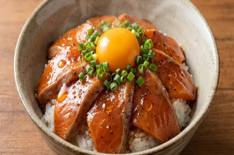 【あさイチ】サーモンのスタミナ漬け丼の作り方 サーモンレシピ （クイズとくもり）9月28日