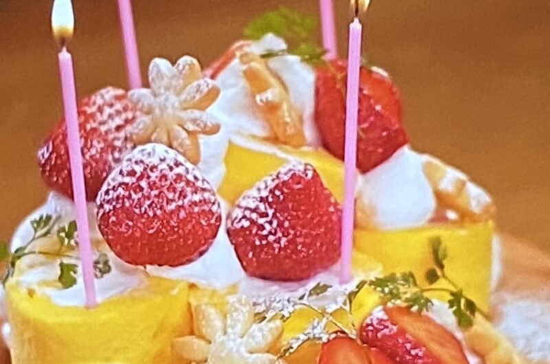 【ウワサのお客さま】いちごのロールケーキタワーの作り方 スーパーオーケーOKアレンジレシピ （9月3日）