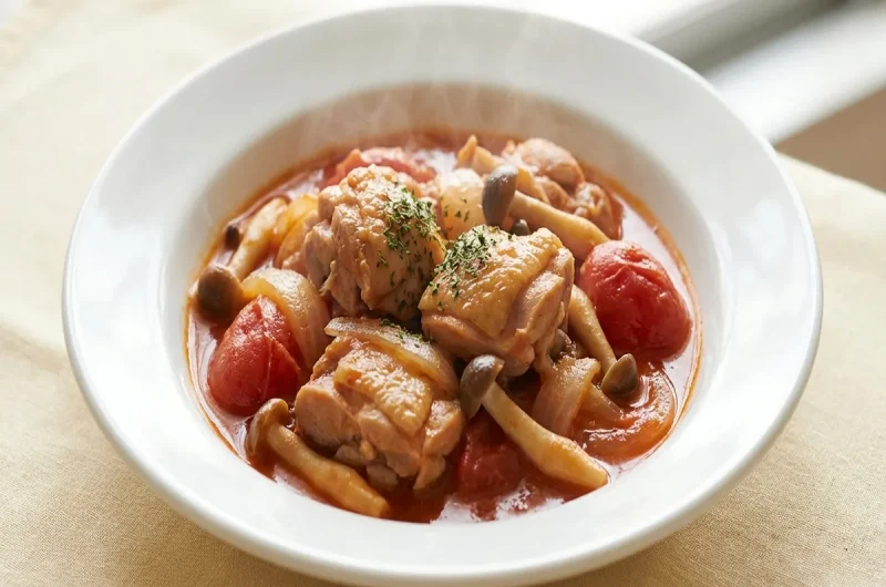 【ヒルナンデス】鶏肉と野菜のトマト煮の作り方  小倉優子さんレシピ（10月4日）