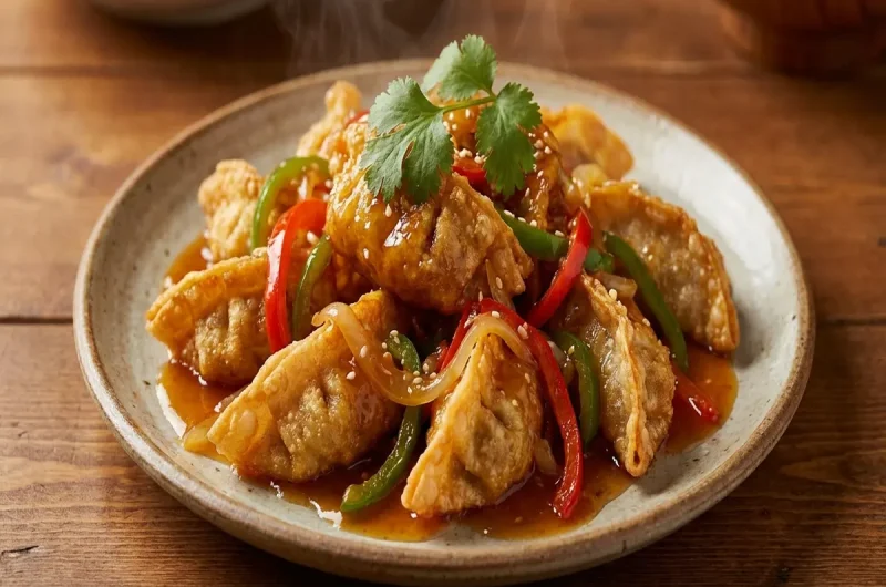 【ソレダメ】鶏皮ぎょうざの甘酢あんかけの作り方 業務田スー子さん業スーアレンジレシピ（10月13日）