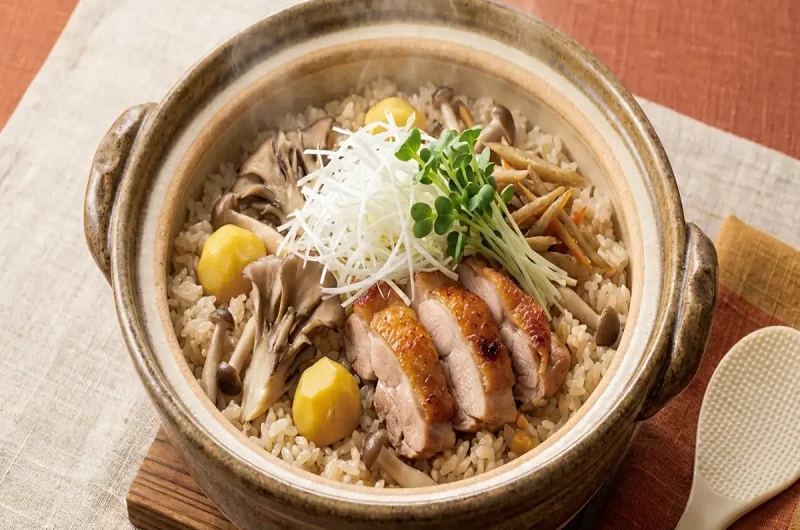 【スッキリ】栗とキノコの炊き込みご飯鳥羽周作の褒めらレシピ作り方（10月7日）