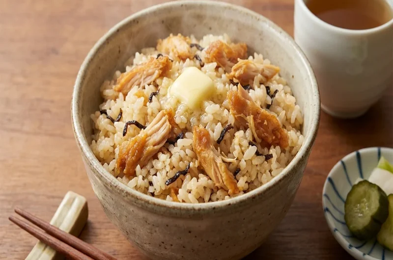 【ヒルナンデス】ケンタッキー炊き込みご飯 チキンと塩昆布のバターライスの作り方 公式アレンジレシピ（10月19日）