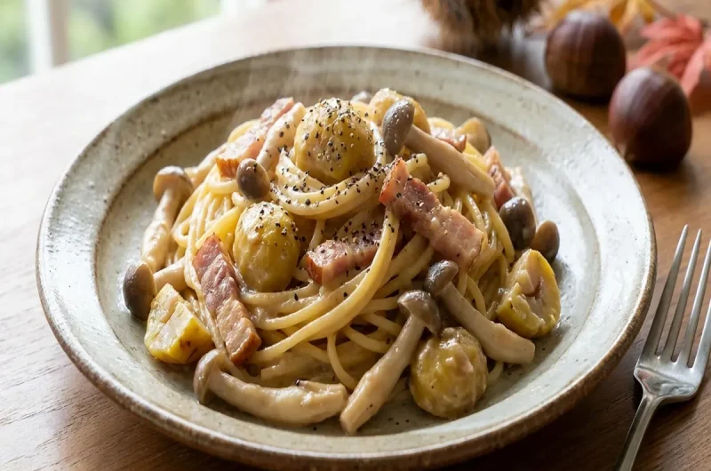 【相葉マナブ】マロンクリームスパゲッティのレシピ 栗料理の作り方（10月24日）