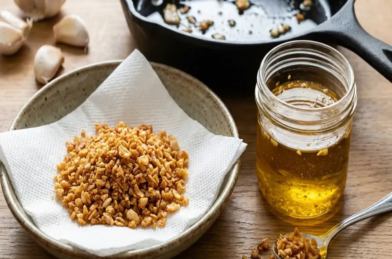 【きょうの料理】フライドガーリック＆ガーリックオイルの作り方 栗原はるみさんのレシピ（10月29日）