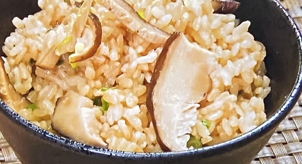 椎茸の炊き込みご飯 ヒルナンデス
