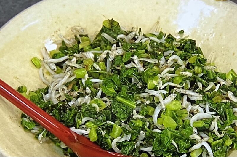 【きょうの料理】大根葉のしらすざんしょうの作り方 土井善晴さんのレシピ（11月23日）