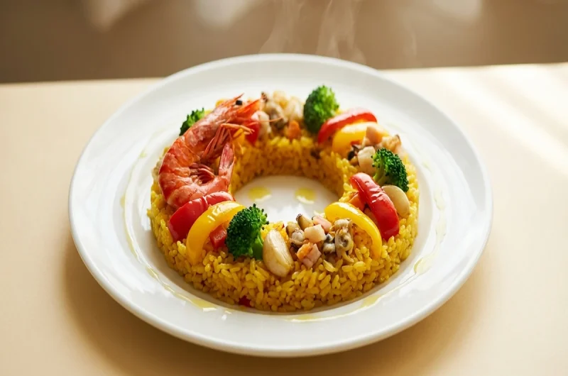 【ウワサのお客さま】クリスマスリースのパエリアレシピ谷あさこ（11月26日）