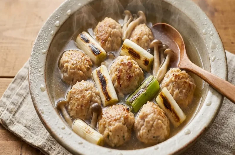 【きょうの料理】鶏だんごと焼きねぎのスープ煮の作り方 山本麗子さんの煮物レシピ（11月1日）