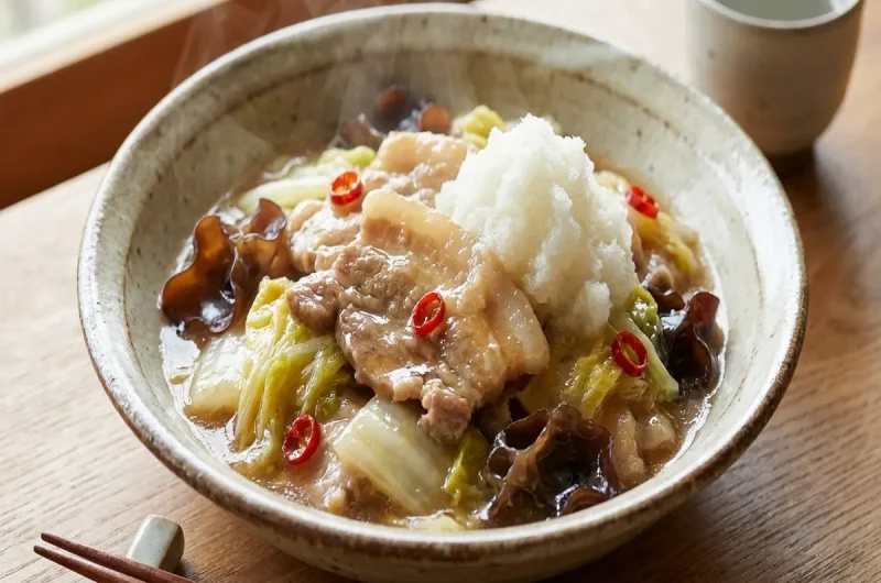 【きょうの料理】豚バラと白菜のかぶおろし煮の作り方 山本麗子さんの煮物レシピ（11月1日）