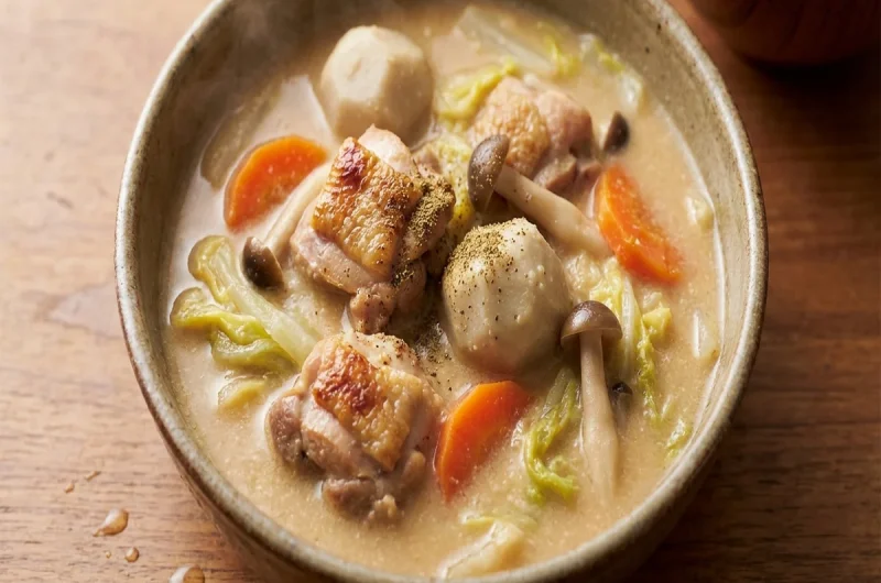 【きょうの料理】鶏肉と野菜のみそシチューの作り方 高井英克さんの煮物レシピ（11月2日）