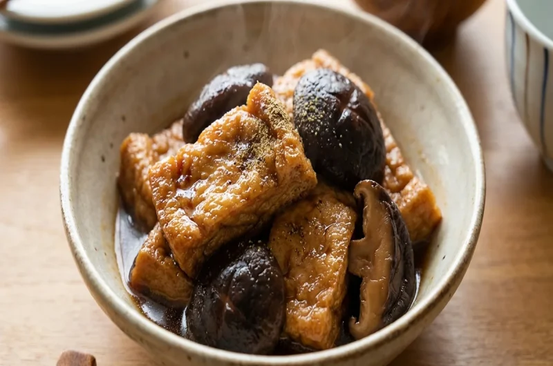 【きょうの料理】お揚げさんと干ししいたけの炊いたんの作り方 大原千鶴さんの季節の食卓レシピ（11月5日）