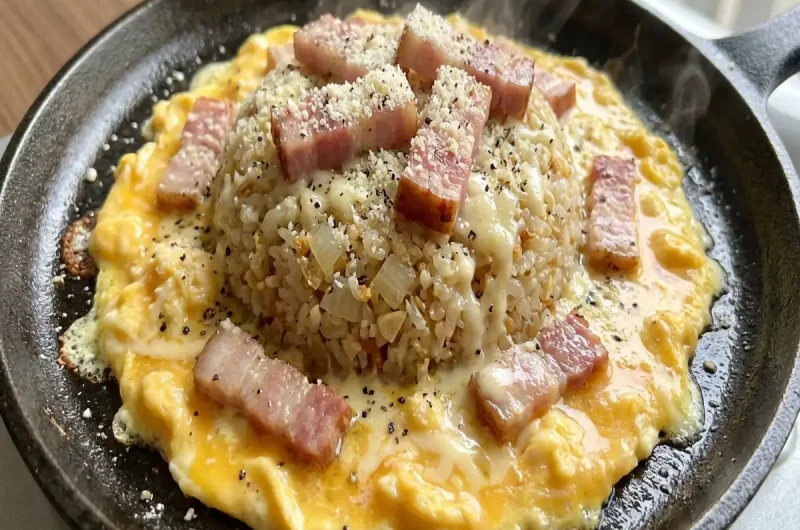 【土曜は何する】鉄板カルボナーラ炒飯の作り方 山本ゆりさんフライパンレシピ  11月6日