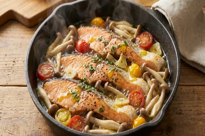 【土曜は何する】鮭ときのこのアクアパッツァの作り方 山本ゆりさんフライパンレシピ  11月6日