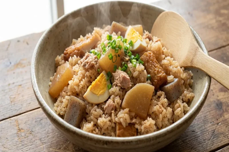 【ソレダメ】おでん炊き込みご飯の作り方 ライフ惣菜アレンジレシピ（11月10日）