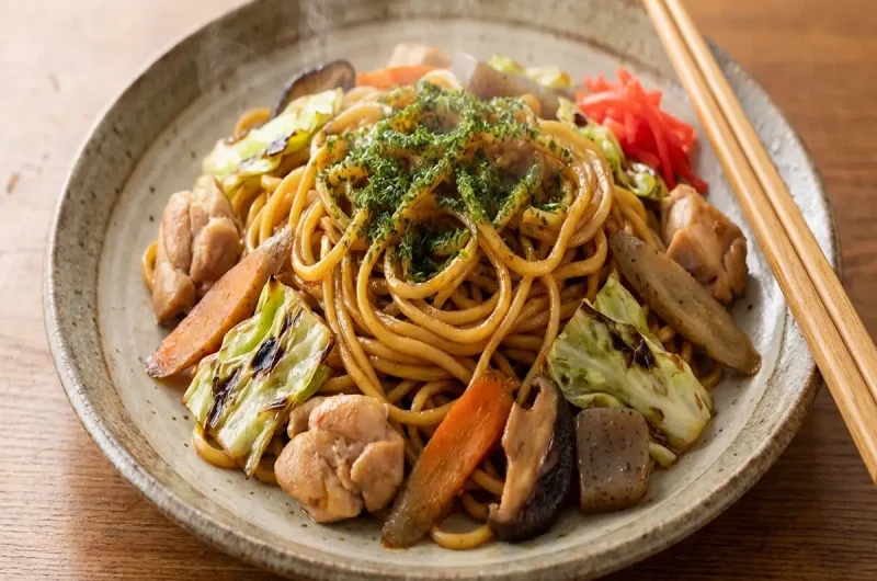 【ソレダメ】和風焼きそばの作り方 ライフ釜めしの素アレンジレシピ（11月10日）