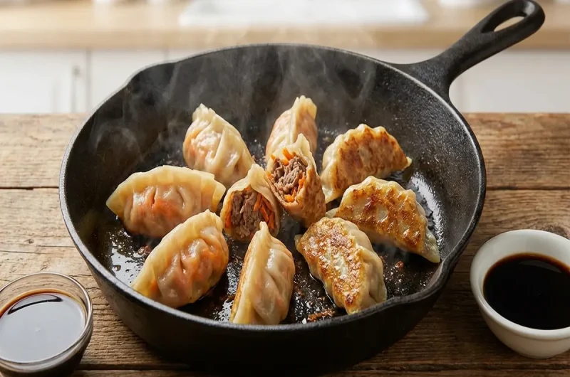 【きょうの料理】牛肉とにんじんの焼き餃子の作り方 按田優子シェフのレシピ（11月16日）