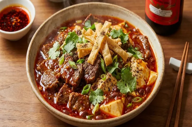 【あさイチ】麻婆牛肉豆腐（ピリ辛肉豆腐）の作り方 井桁良樹さんのレシピ（11月18日）