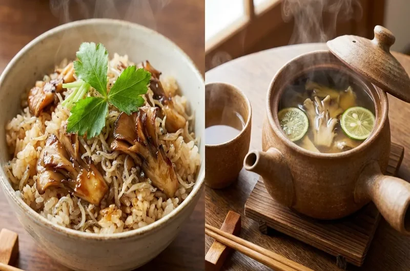 【ヒルナンデス】焼き舞茸の混ぜご飯と舞茸の土瓶蒸し風 Maiさんのレシピ（11月17日）