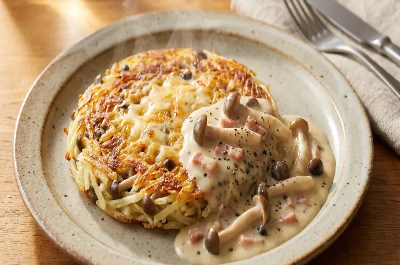 【ヒルナンデス】シメジのガレットとしめじのクリーム煮添え さんのレシピ（11月17日）