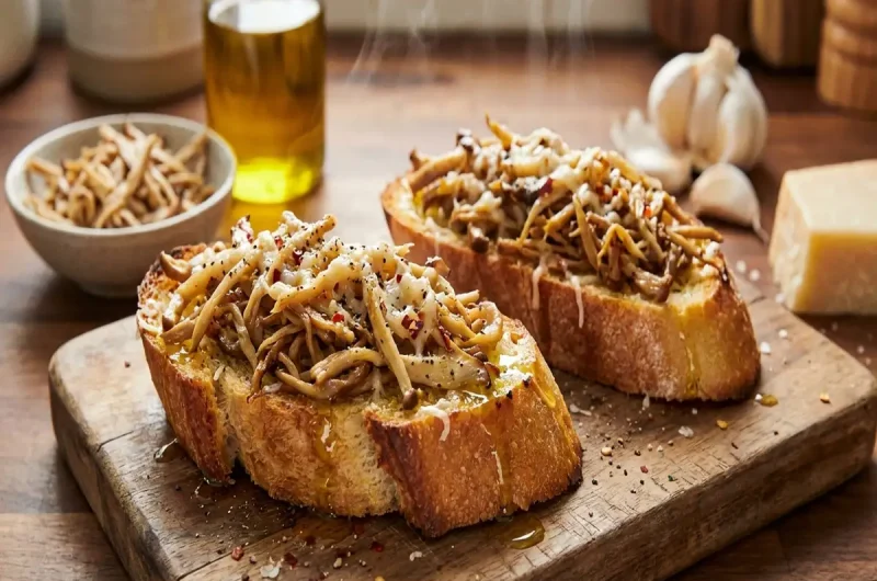 【きょうの料理】しいたけの軸のブルスケッタの作り方 有元葉子さんのレシピ（11月23日）