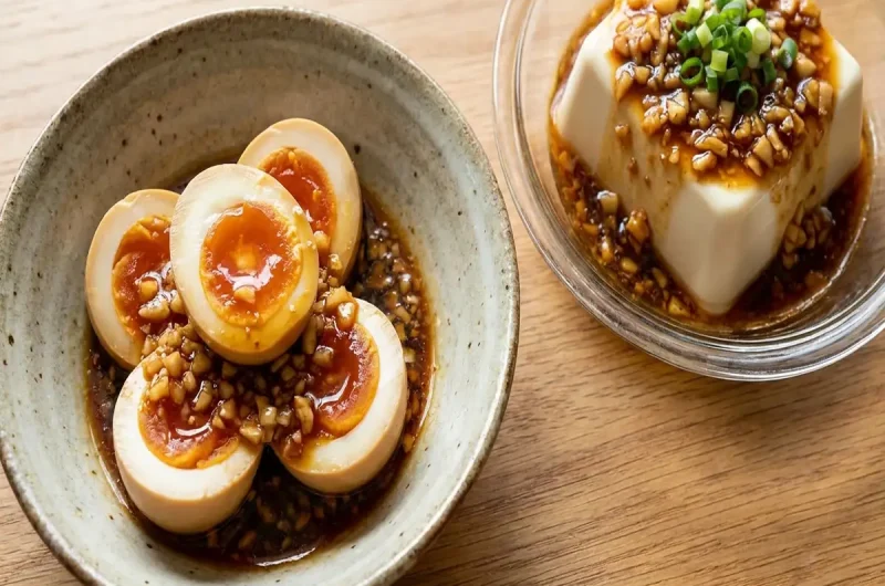 【家事ヤロウ】きざみにんにく万能だれの味玉＆冷奴の作り方 なにわ男子