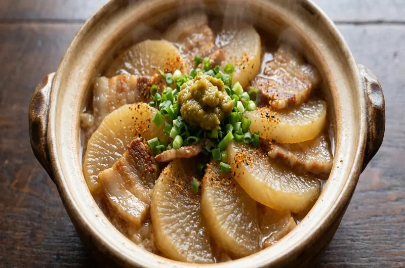 【きょうの料理】大根と豚の重ね煮 柚子胡椒風味の作り方 小林まさみさんのレシピ（11月30日）