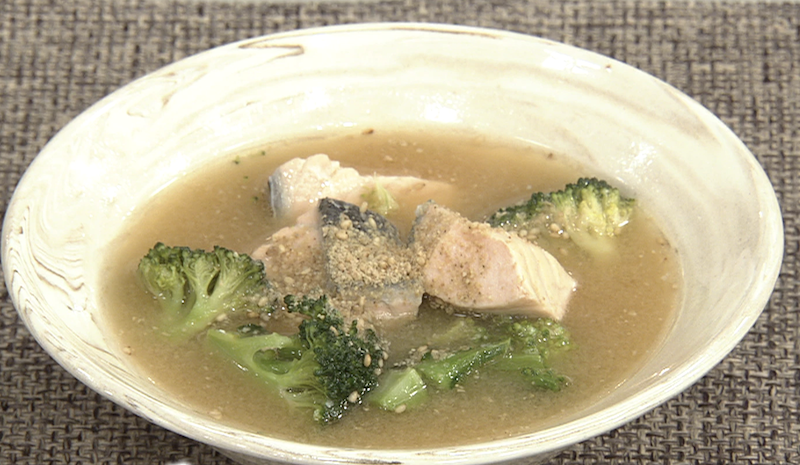【きょうの料理】さけとブロッコリーのごまみそスープの作り方 有賀薫さんのスープレシピ（12月27日）