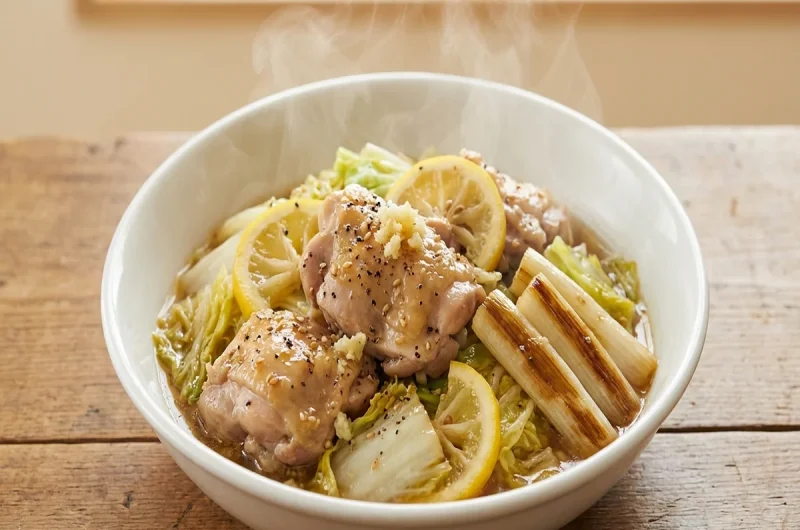 【家事ヤロウ】無水ネギ塩ごま油鍋の作り方 上白石萌音さん挑戦リュウジさんレシピ（12月28日）