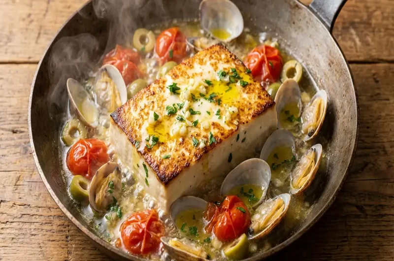 【ヒルナンデス】絹ごし豆腐のアクアパッツァの作り方 豆腐対決 城二郎さんのレシピ（12月1日）