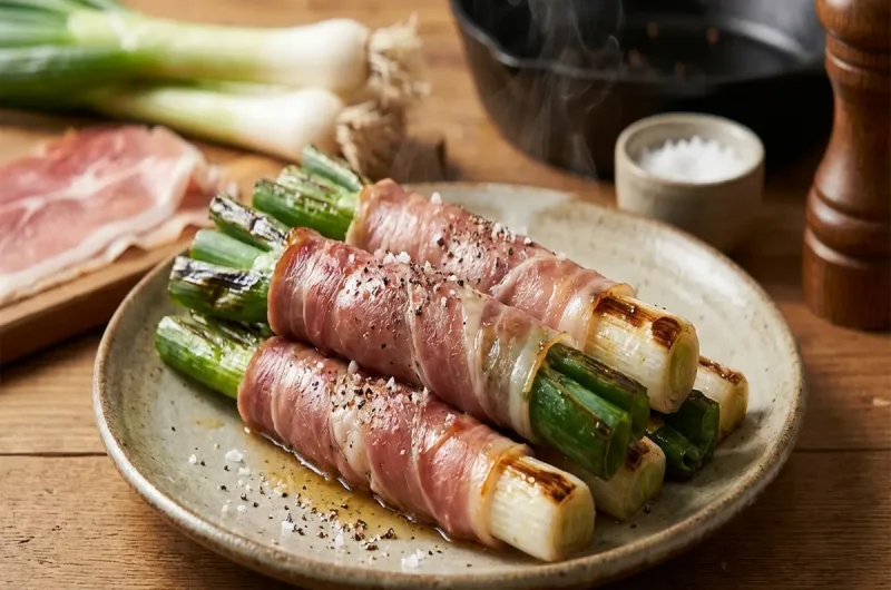 【世界一受けたい授業】長ネギの生ハム巻きの作り方 新しい野菜の食べ方レシピ（12月4日）