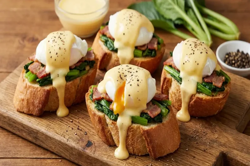 【世界一受けたい授業】小松菜のエッグベネディクトの作り方 新しい野菜の食べ方レシピ（12月4日）