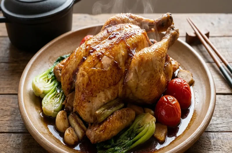 【きょうの料理】丸鶏の中華風しょうゆ煮 油鶏（ヤオガイ）の作り方 藤井恵さんのレシピ（12月7日）