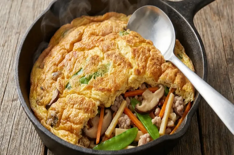 【きょうの料理】大きな中華卵焼きの作り方 藤井恵さんのレシピ（12月7日）